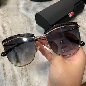 Balmain Upper Brow Bar Sunglasses BL2521 56mm 100% authentic